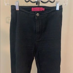 Black boohoo Jeggings